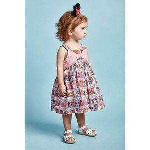 Disney x Pippa & Julie Mickey and Minnie Cartoon Comic Strip Dress